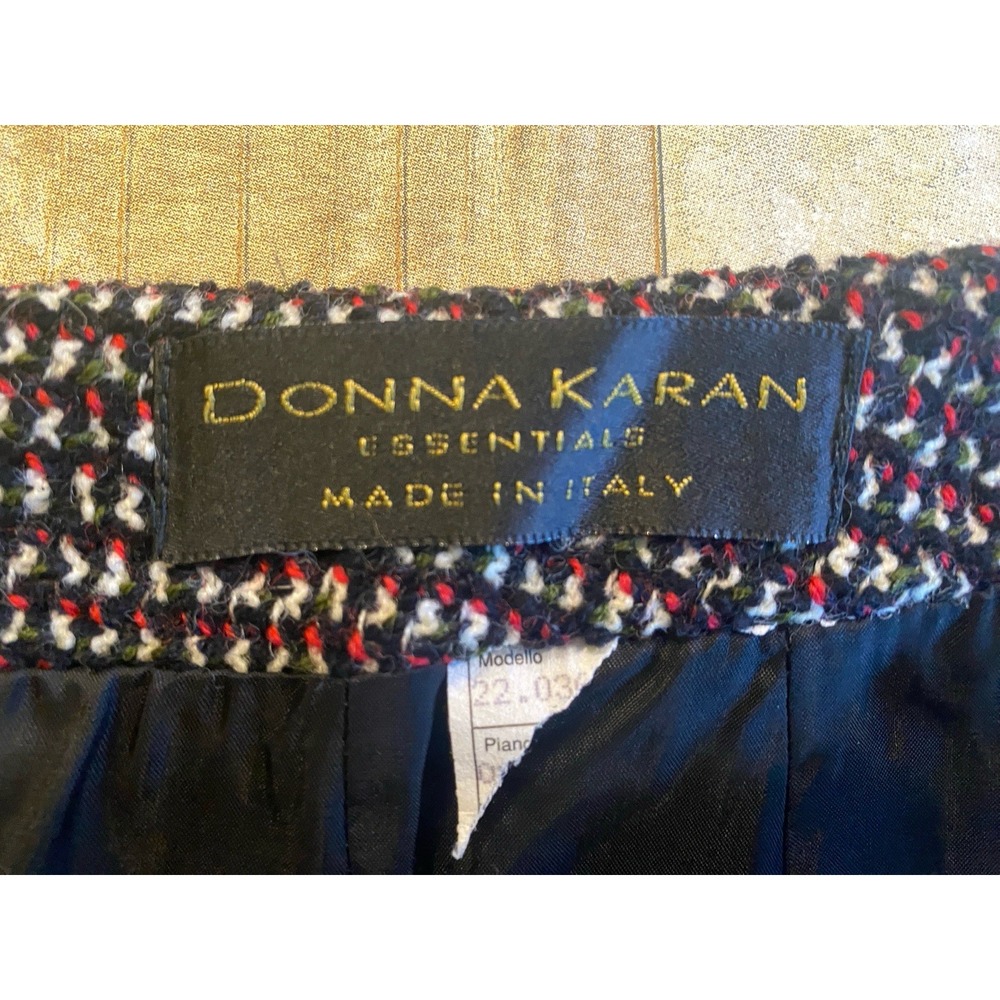 Donna Karan Made In‎ Italy Wool Blend Skirt Women's Size 6 - Picture 2 of 8